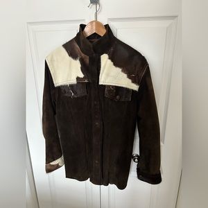 Cowhide and suede jacket or shirt